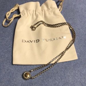 David Yurman 14k and silver pendant